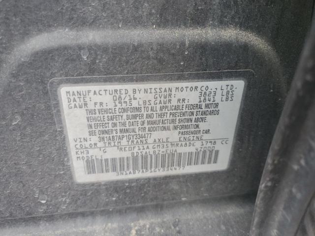 3N1AB7AP1GY334477 Nissan 2016