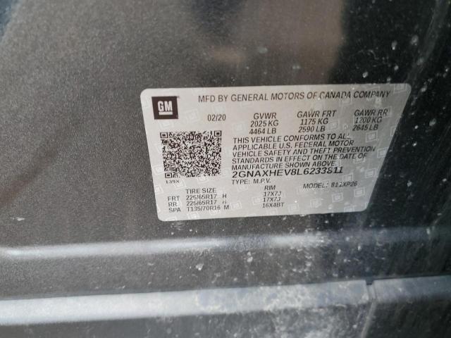 2GNAXHEV8L6233811 Chevrolet EQUINOX LS