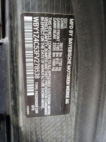 WBY1Z4C53FV278538 BMW I3