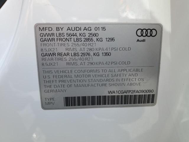 WA1CGAFP2FA090090 Audi 2015