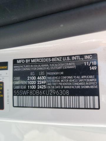 55SWF8DB6KU296308 Mercedes-Benz m264