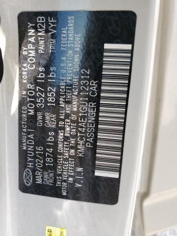 KMHCT4AE1GU112312 Hyundai dohc gdi gamma