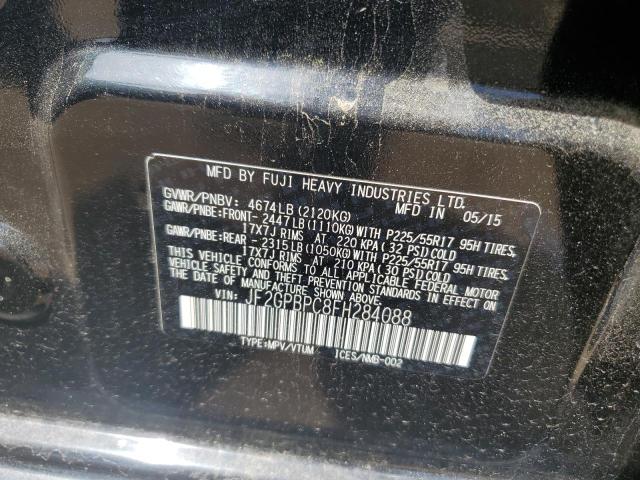JF2GPBPC8FH284088 Subaru 2.0l naturally aapirated hev