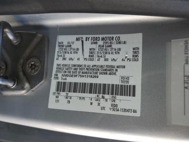 NM0GE9F75H1318269 Ford 2.5l dohc pfi