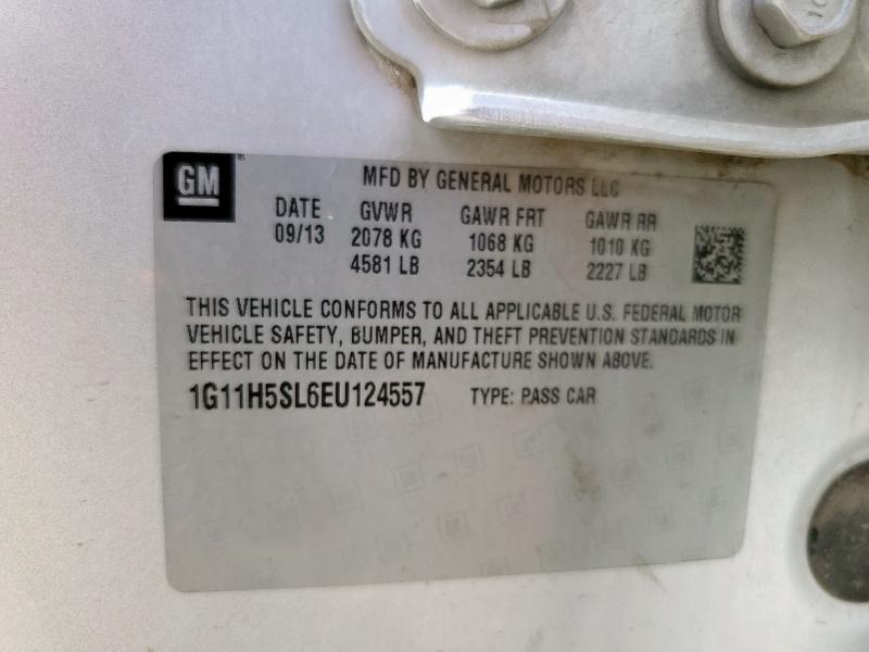 1G11H5SL6EU124557 Chevrolet MALIBU LTZ