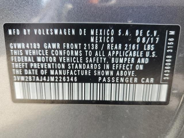 3VW2B7AJ4JM226346 Volkswagen 1.4 tsi