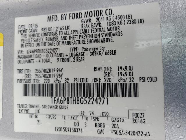 1FA6P8TH8G5224271 Ford Mustang