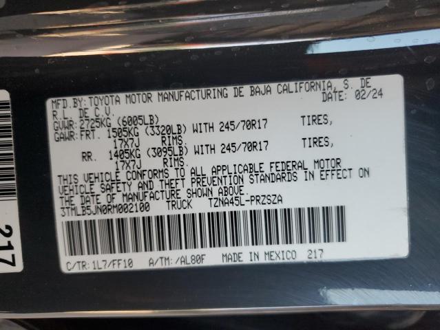 3TMLB5JN0RM002100 Toyota t24a-fts