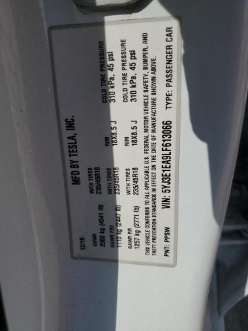 5YJ3E1EA9LF613066 Tesla 2020