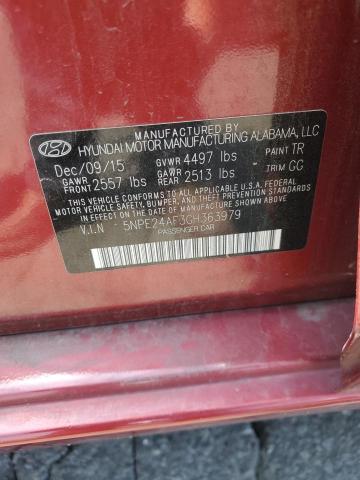 5NPE24AF3GH363979 Hyundai dohc gdi theta-ii
