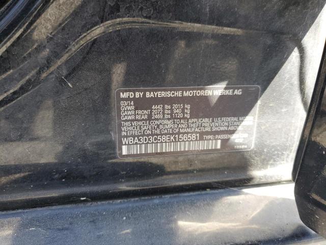 WBA3D3C58EK156581 BMW 2014