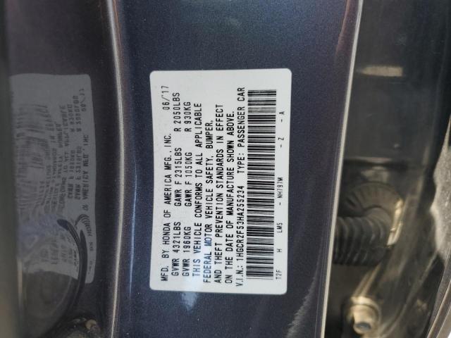 1HGCR2F53HA255234 Honda k24w1