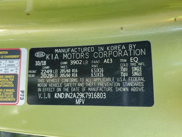 KNDJN2A29K7916803 KIA g gdi