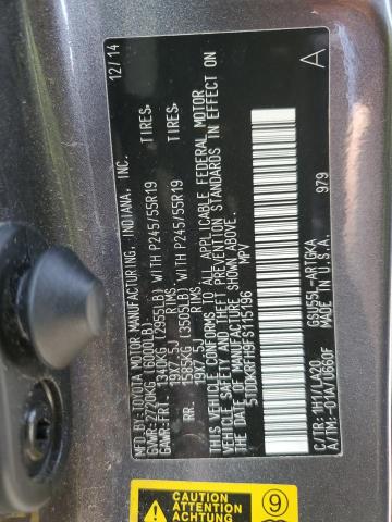 5TDDKRFH9FS115196 Toyota 2gr-fe