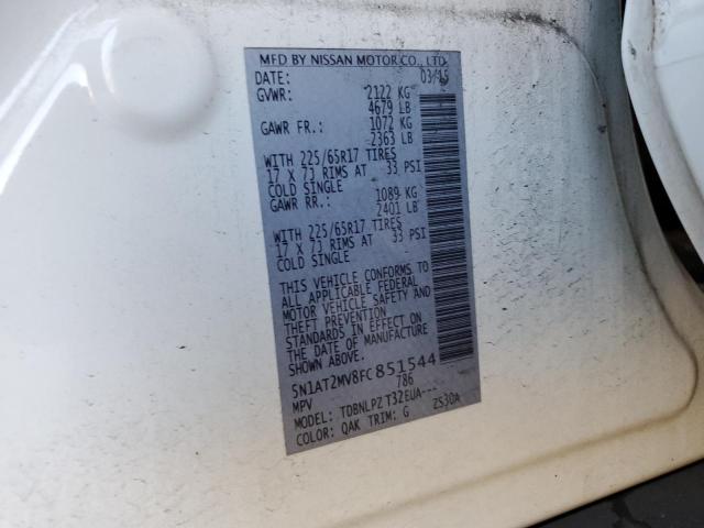 5N1AT2MV8FC851544 Nissan 2015