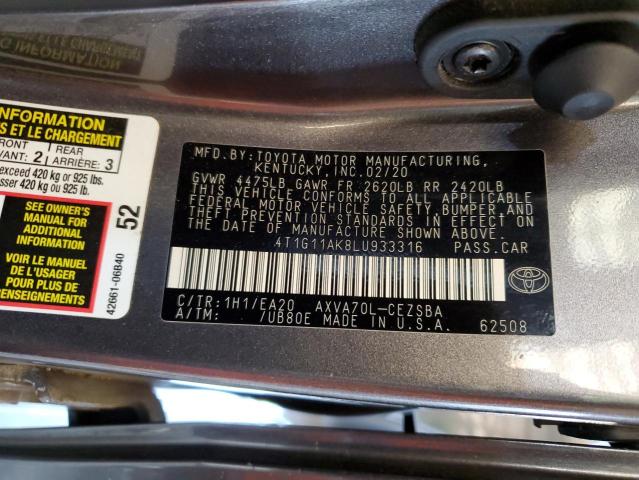 4T1G11AK8LU933316 Toyota a25a-fks