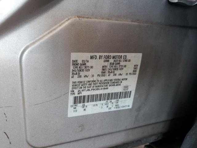 2LMTJ8LP9GBL61849 Lincoln gtdi