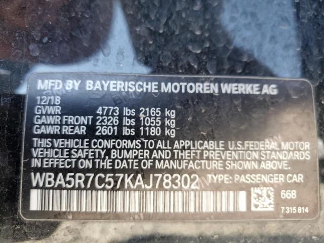 WBA5R7C57KAJ78302 BMW 330I