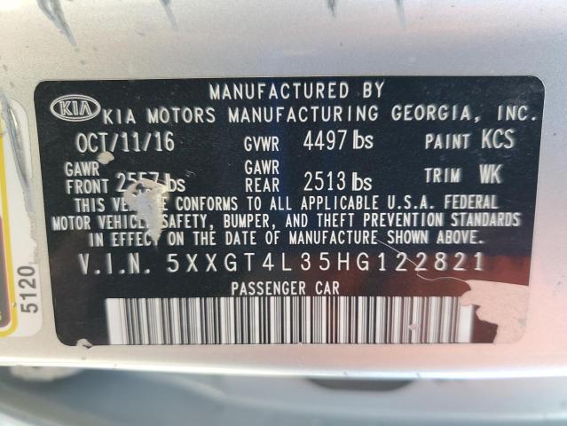 5XXGT4L35HG122821 KIA g 2.4 dohc gdi