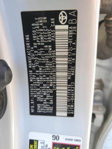 5YFBURHE0EP132996 Toyota 2zr-fe