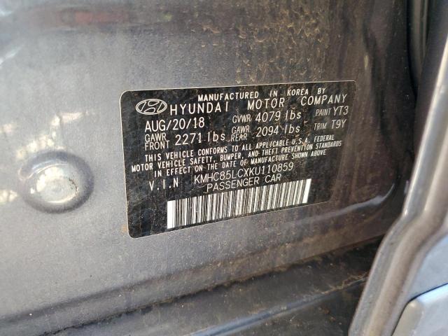 KMHC85LCXKU110859 Hyundai Ioniq