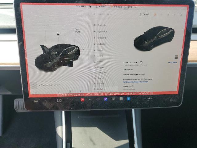 5YJ3E1EA7KF304842 Tesla MODEL 3