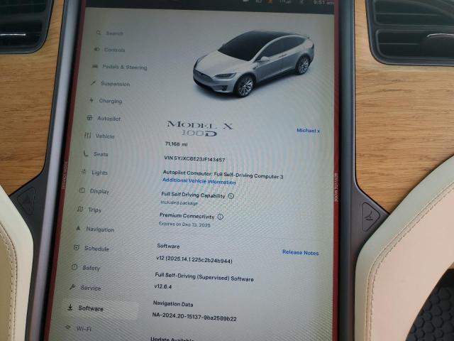 5YJXCBE23JF143457 Tesla 2018