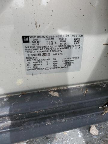 3GYFNBE38ES662820 Cadillac SRX LUXURY