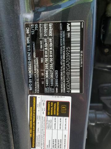 4JGDA5HB2GA703925 Mercedes-Benz GLE 350 4M