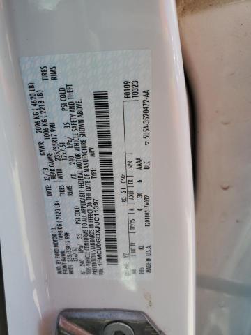 1FMCU0GDXJUC11397 Ford 1.5l gtdi sigma w/premium fuel