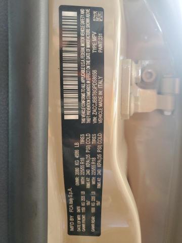 ZACCJBBT6GPD58656 Jeep 2016