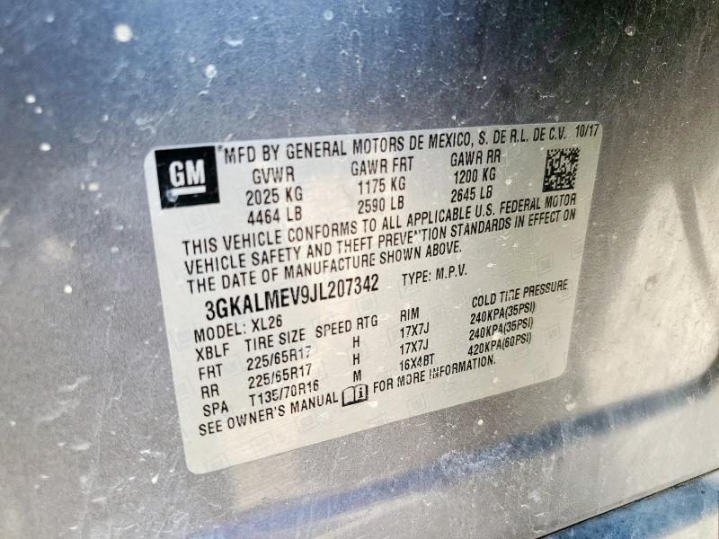 3GKALMEV9JL207342 GMC TERRAIN SL