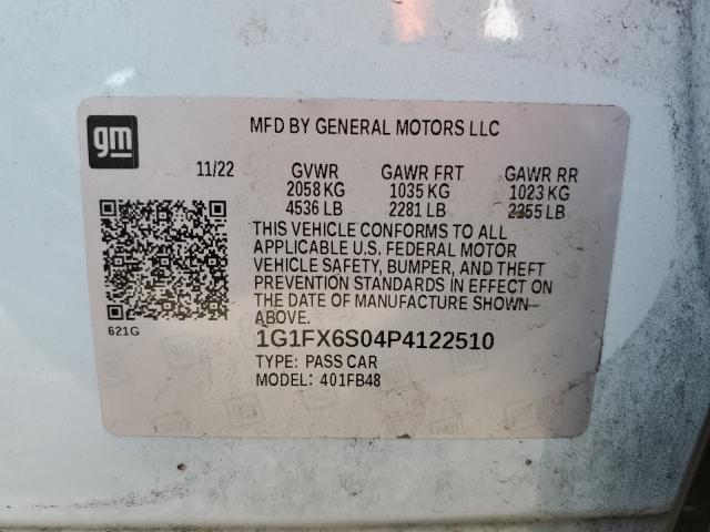 1G1FX6S04P4122510 Chevrolet 2023