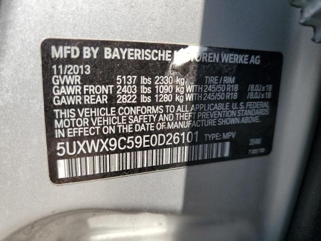5UXWX9C59E0D26101 BMW X3