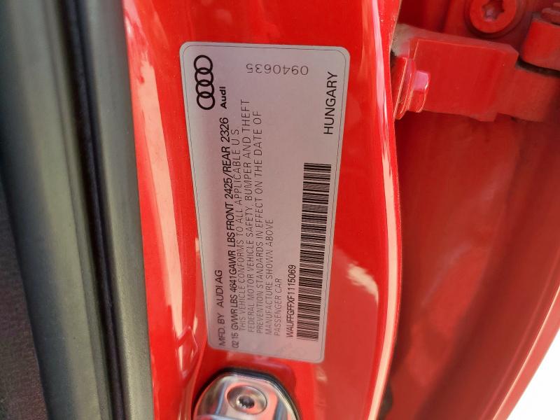 WAUFFGFFXF1115069 Audi A3
