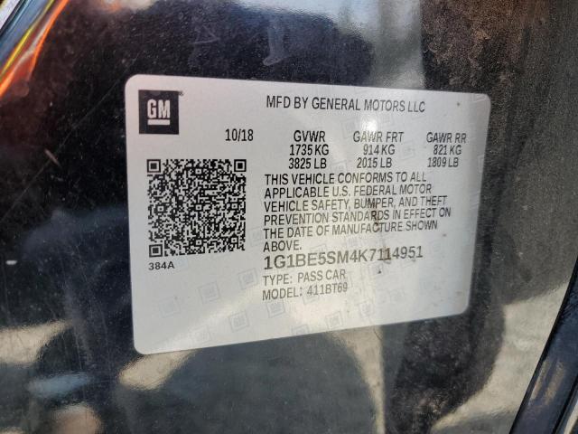 1G1BE5SM4K7114951 Chevrolet le2 -di: direct injection, vvt: variable valve timing, gen, alum