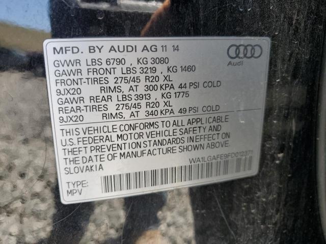 WA1LGAFE9FD012371 Audi Q7 PREMIUM