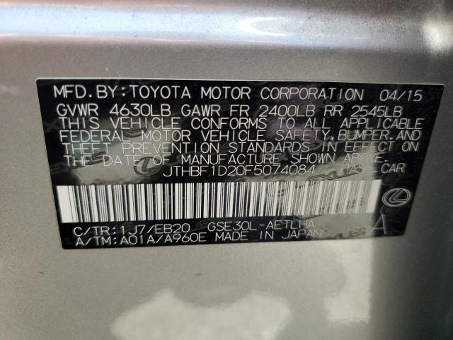 JTHBF1D20F5074084 Lexus 4gr-fse