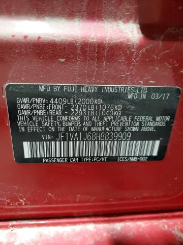 JF1VA1J68H8839909 Subaru WRX LIMITE