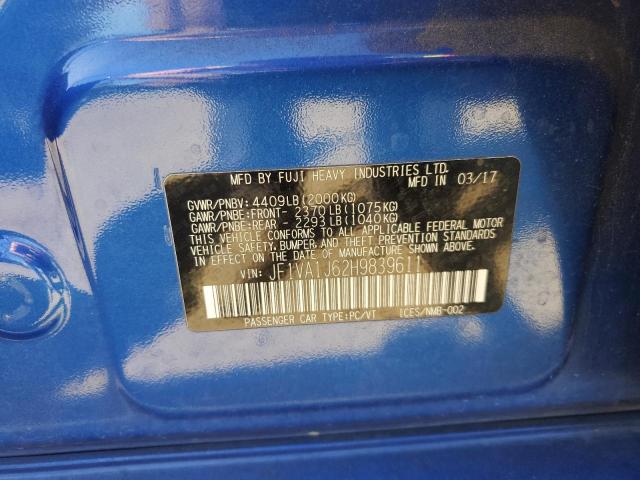 JF1VA1J62H9839611 Subaru dib