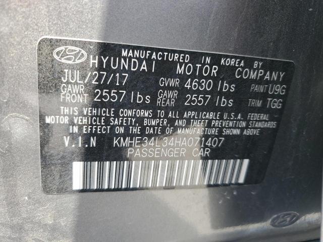 KMHE34L34HA071407 Hyundai gdi nu