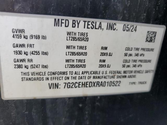 7G2CEHEDXRA010522 Tesla Cybertruck
