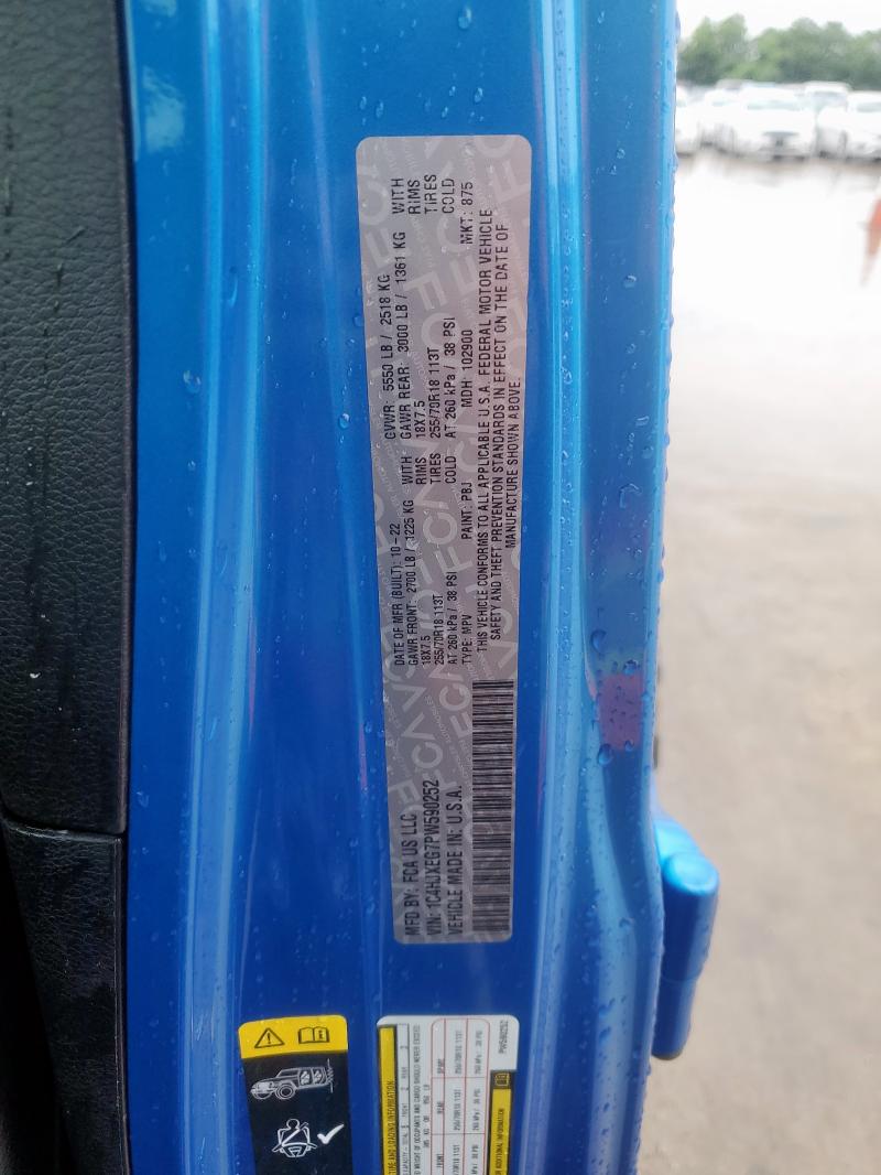 1C4HJXEG7PW590252 Jeep WRANGLER S