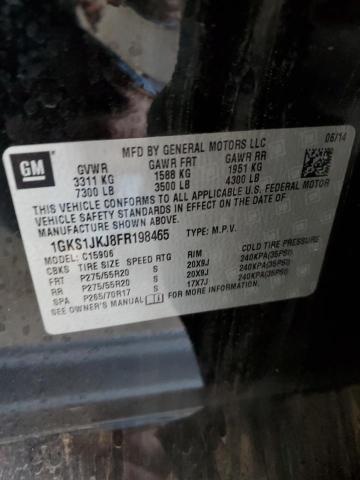 1GKS1JKJ8FR198465 GMC l86 - vvt, afm, e85 max, aluminum