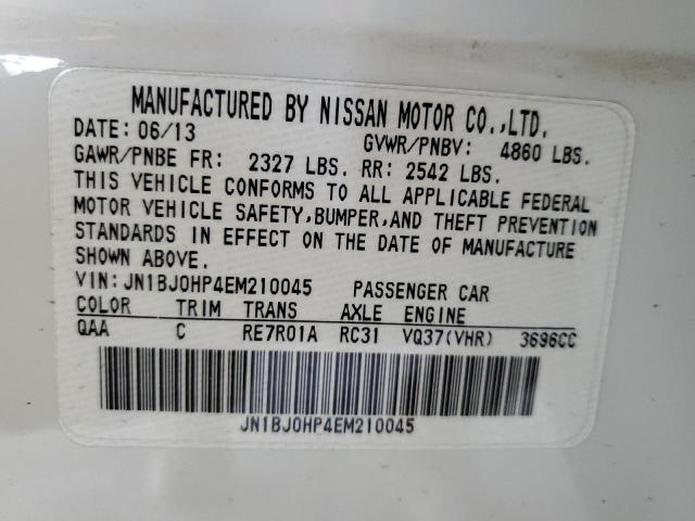 JN1BJ0HP4EM210045 Infiniti QX50