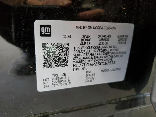 KL77LGEP2SC167513 Chevrolet Trax 1rs