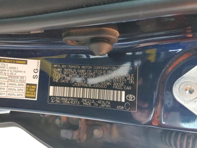 JTDEPRAE8LJ065600 Toyota 2zr-fae