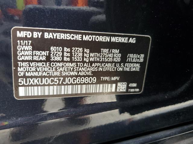 5UXKU0C57J0G69809 BMW X6