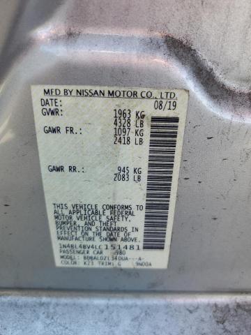 1N4BL4BV4LC151481 Nissan 2020