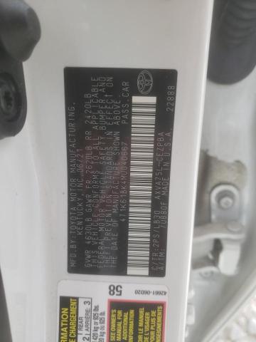 4T1K61BK4MU040667 Toyota a25a-fks